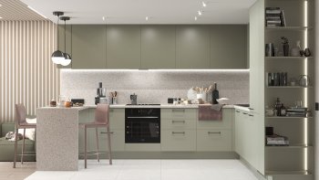 Тренды и новые цвета в дизайне современных кухонь в 2023 году в Новомихайловке - novomihajlovka.mebel54.com | фото