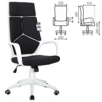 Кресло офисное BRABIX Prime EX-515 (черная ткань) в Новомихайловке - novomihajlovka.mebel54.com | фото