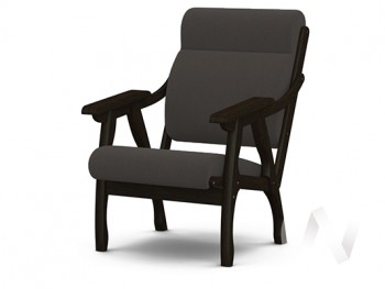 Кресло Вега-10 (венге лак/ULTRA GRAFIT) в Новомихайловке - novomihajlovka.mebel54.com | фото