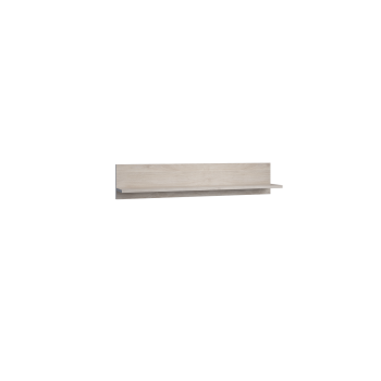 Полка навесная Саманта Дуб харбор белый в Новомихайловке - novomihajlovka.mebel54.com | фото